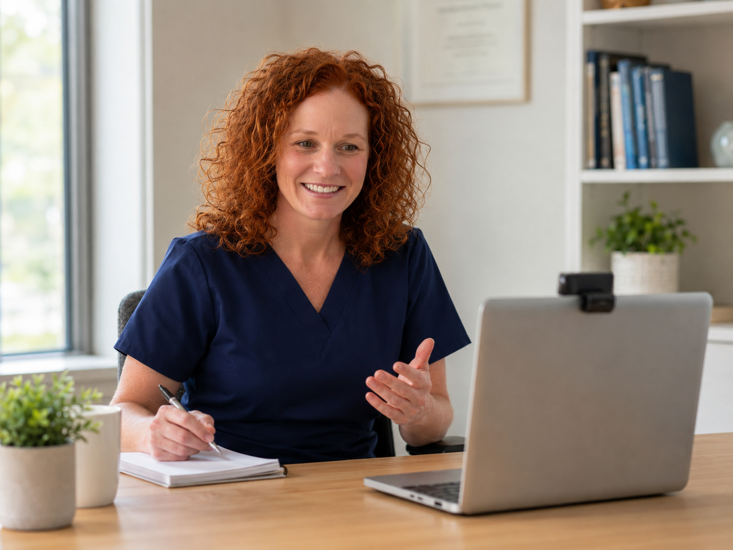 Telehealth psychiatric visit